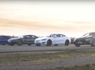 Batalla de superberlinas: Mercedes-AMG GT 63 S, BMW M5, Porsche Panamera Turbo S y Tesla Model S cara a cara