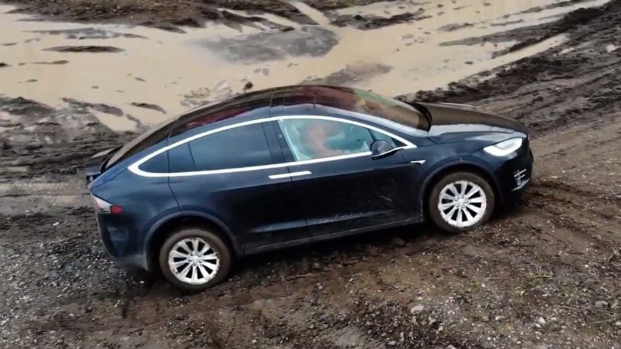 Tesla Model X Off Road Video