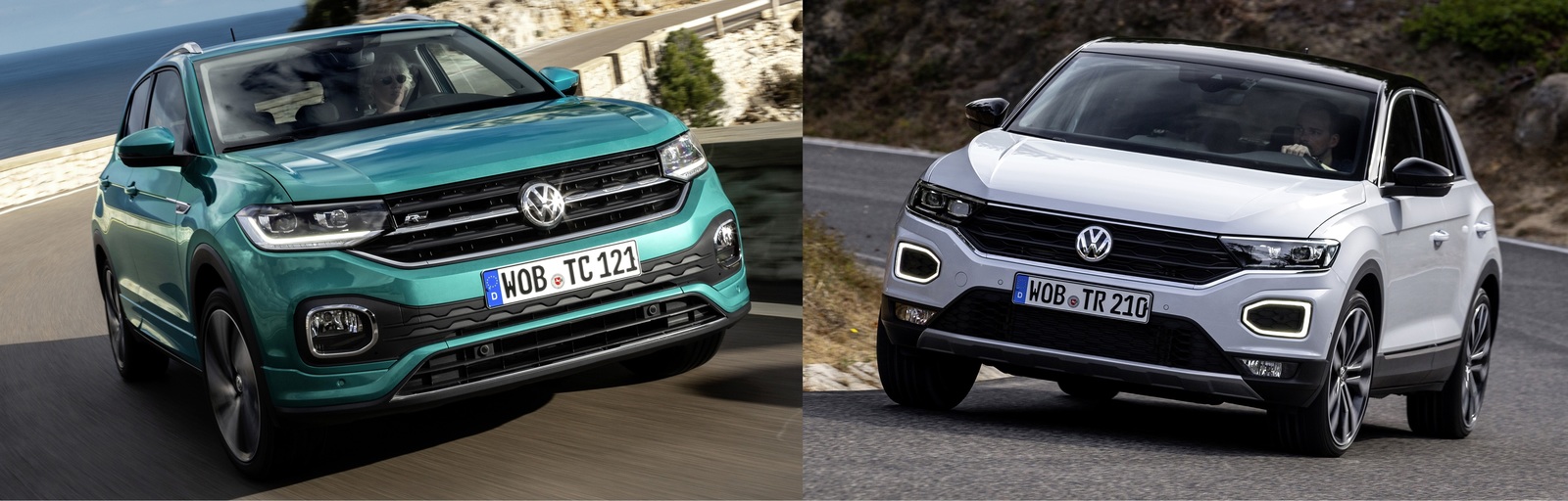 Volkswagen TCross vs Volkswagen TRoc, quel est le meilleur