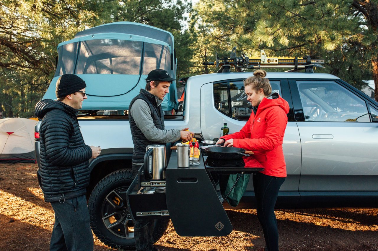 Rivian R1T Camper, the pick-up with respect for the environment