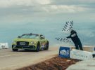 A los mandos del Bentley Continental GT que logró el récord de Pikes Peak