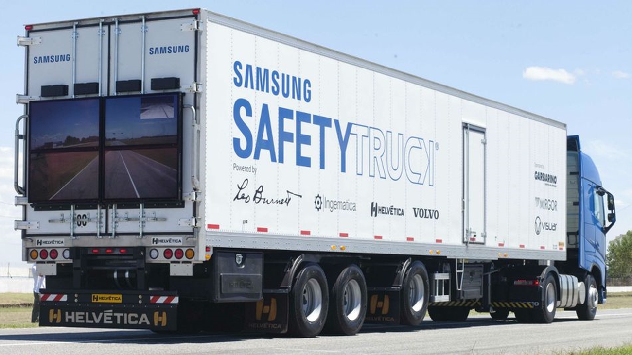Camión invisible Samsung 