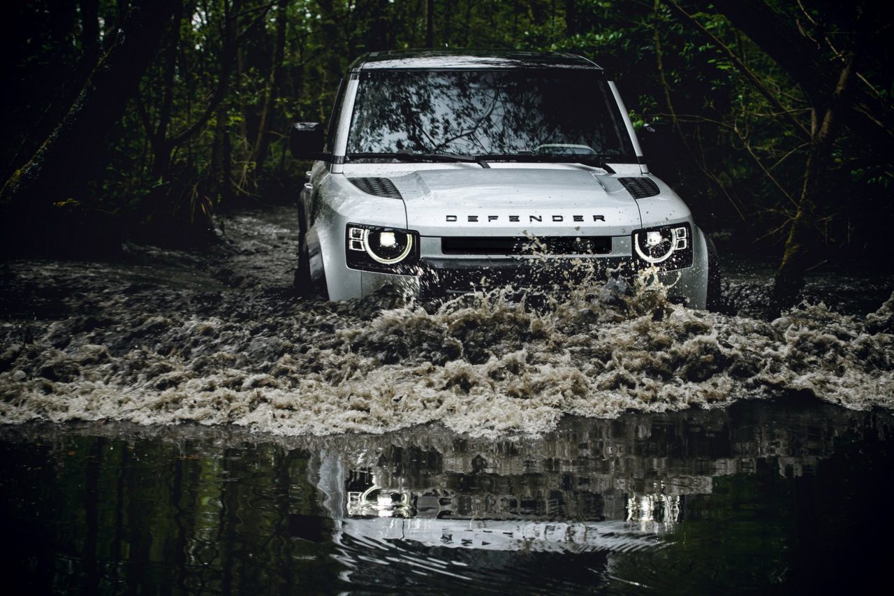 Land Rover Defender has fun ahead of Frankfurt Motor Show