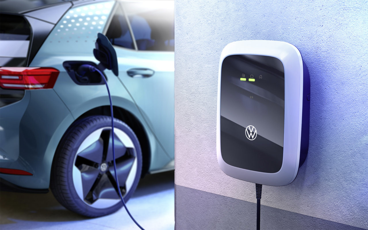 The Volkswagen ID.3 comes with three types of chargers