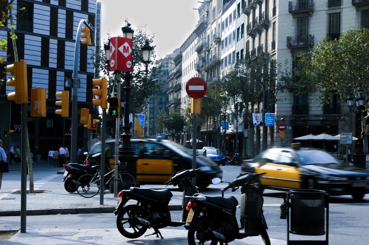 Barcelona Mit Auto