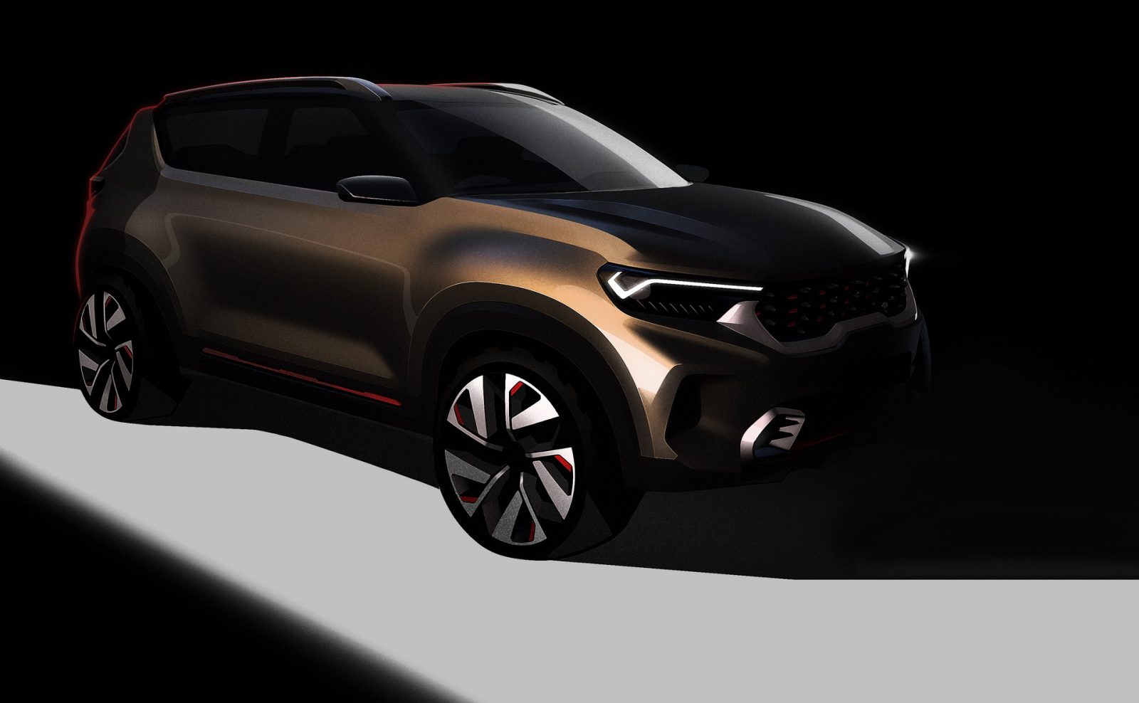 New Kia QYi a compact SUV concept that looks to the future
