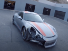 Así pasa un Porsche 911R de accidentado  a como nuevo tras una sencilla pero intensa reparación