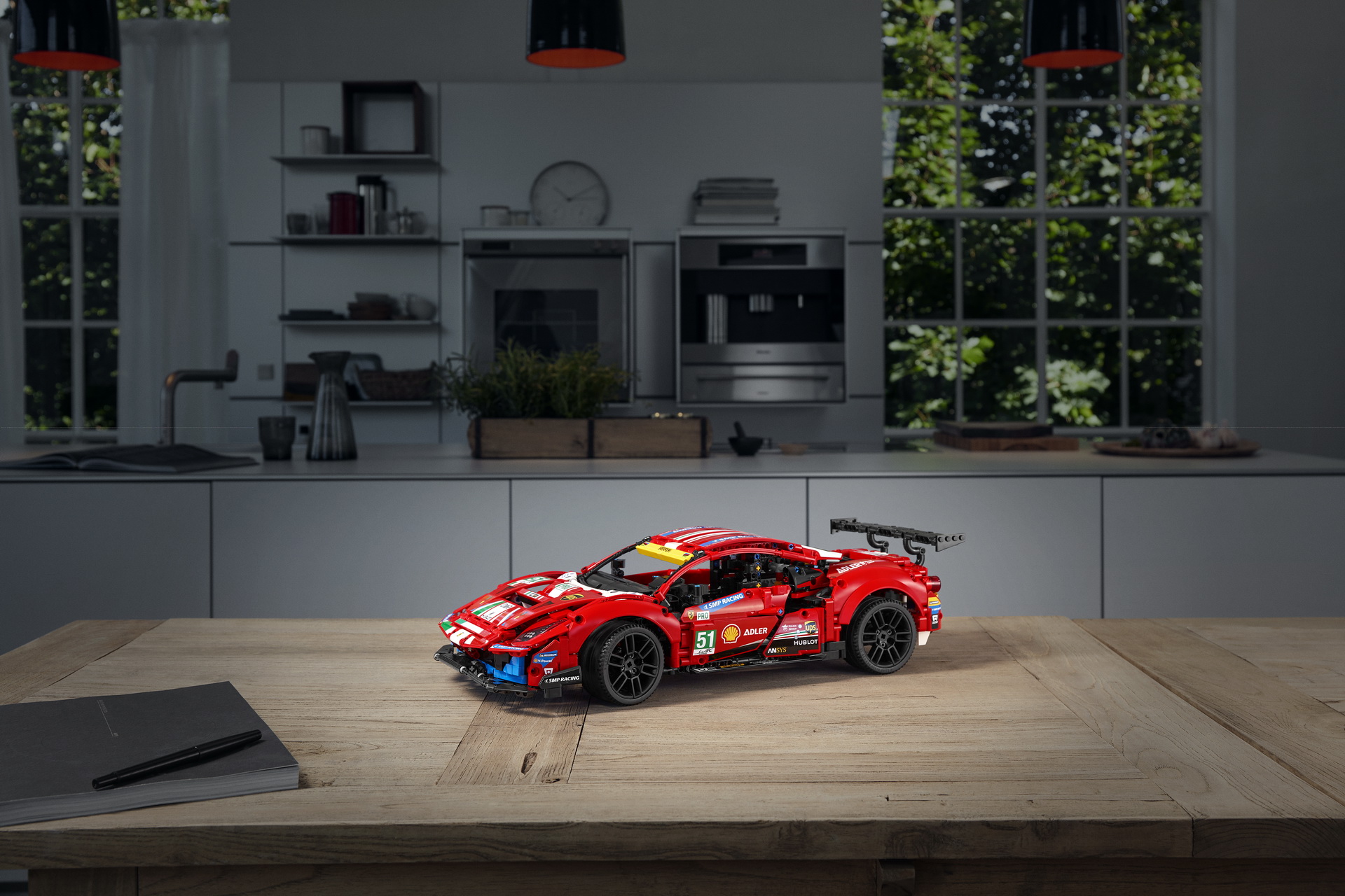 Lego Technic Ferrari 488 Gte 8