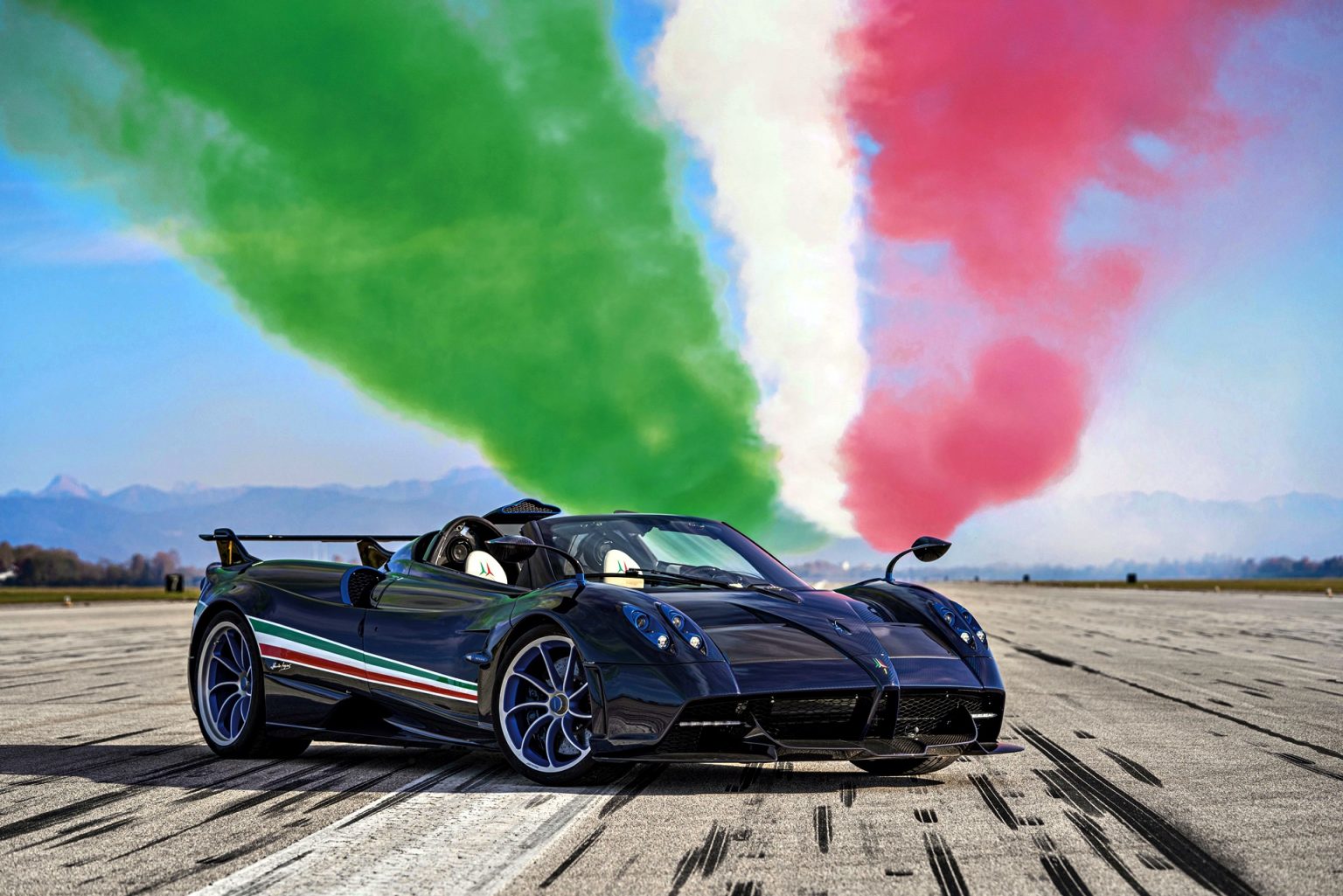 Ein Pagani Huayra Tricolore im Wert von 5,5 Millionen Euro