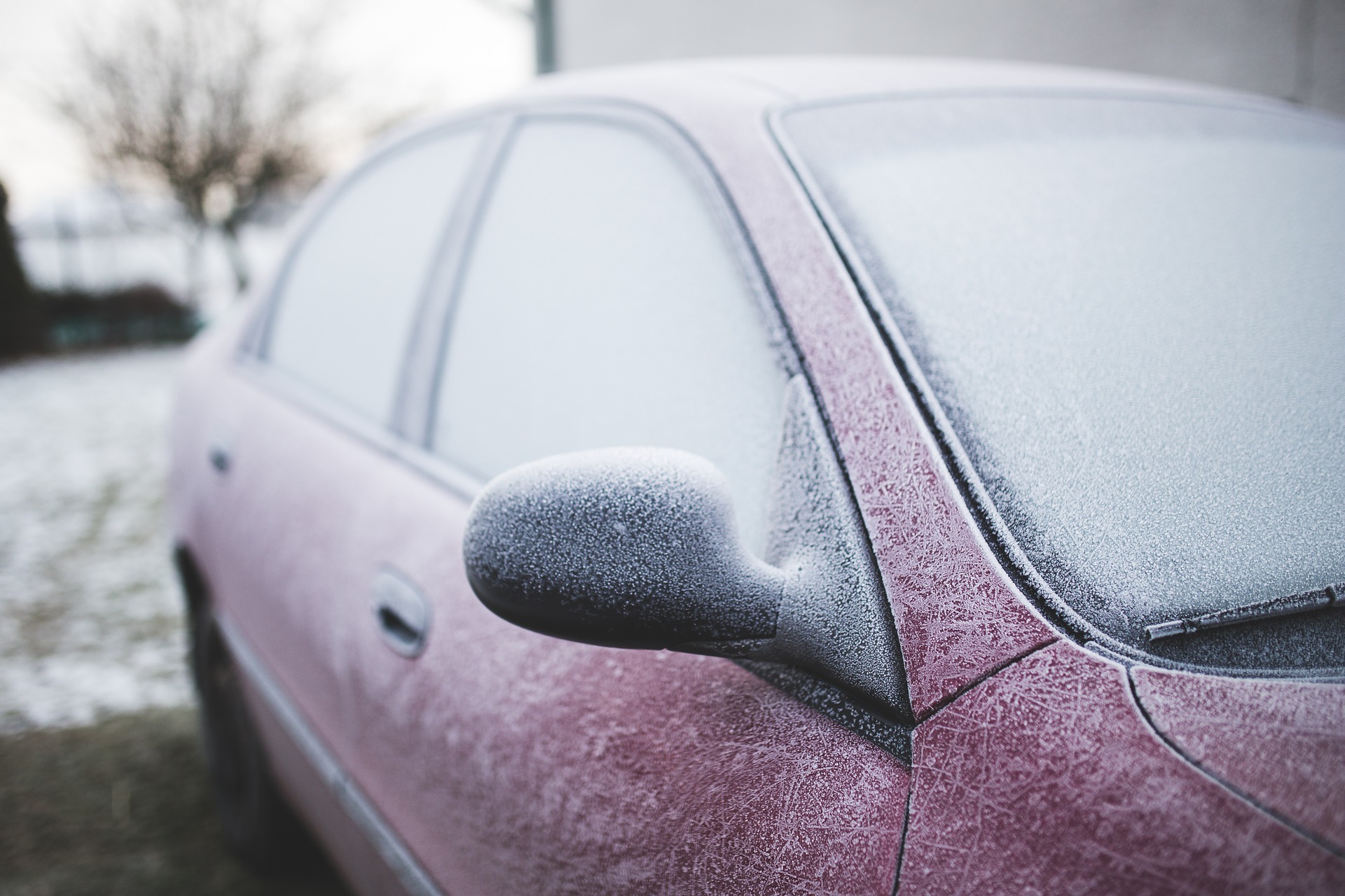 Coche Invierno Helada