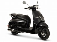 Peugeot Django 125 Dark Mad Black 3 4 Exhaust