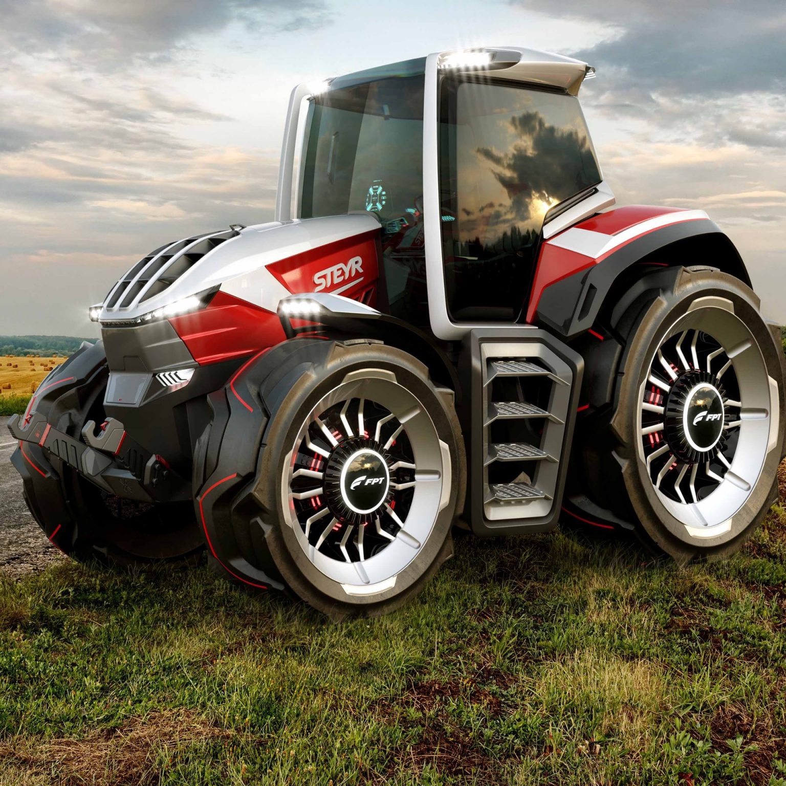 Steyr Konzept el tractor híbrido