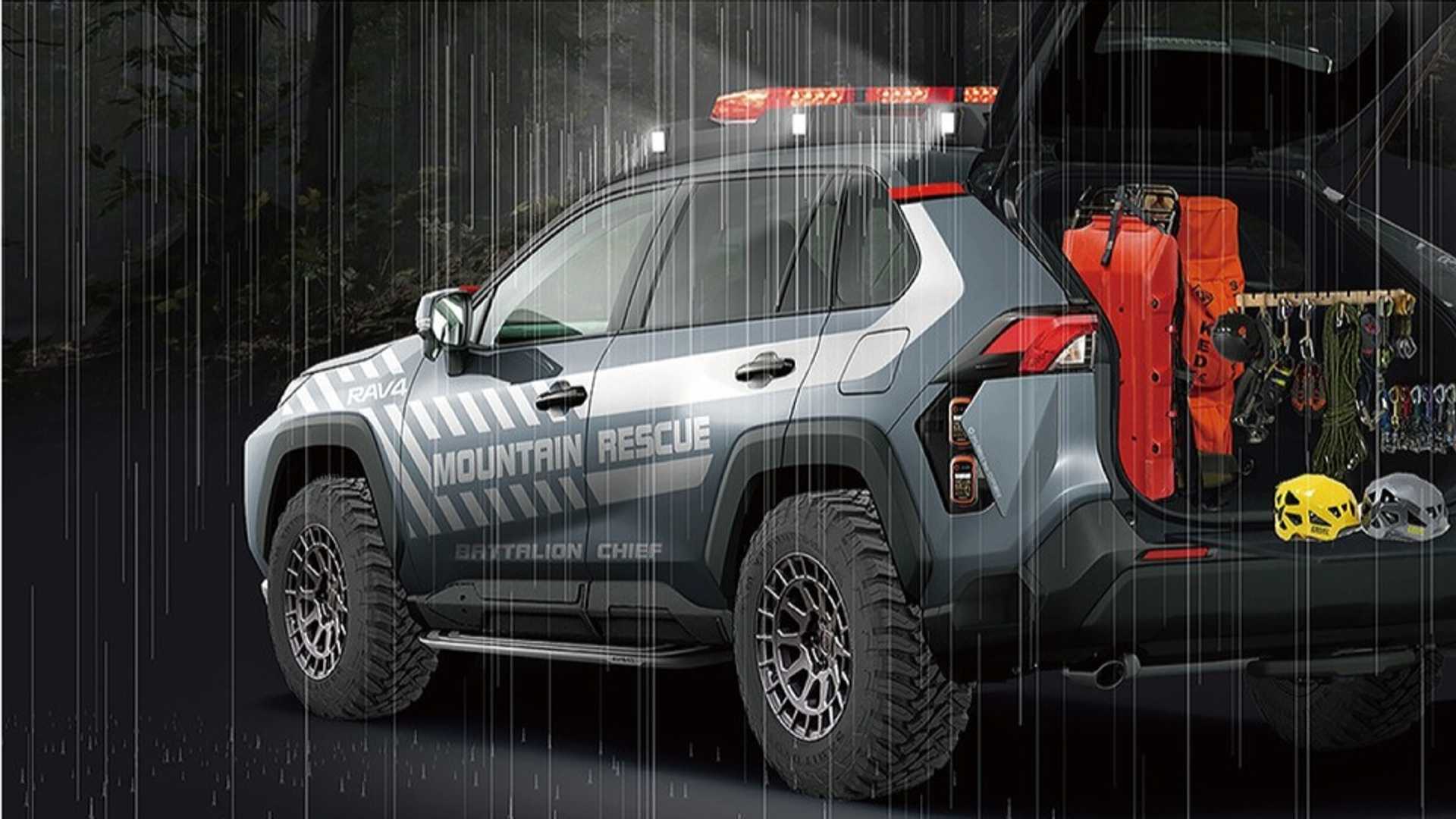 Toyota Rav4 Mountain Rescue Concept Trasero