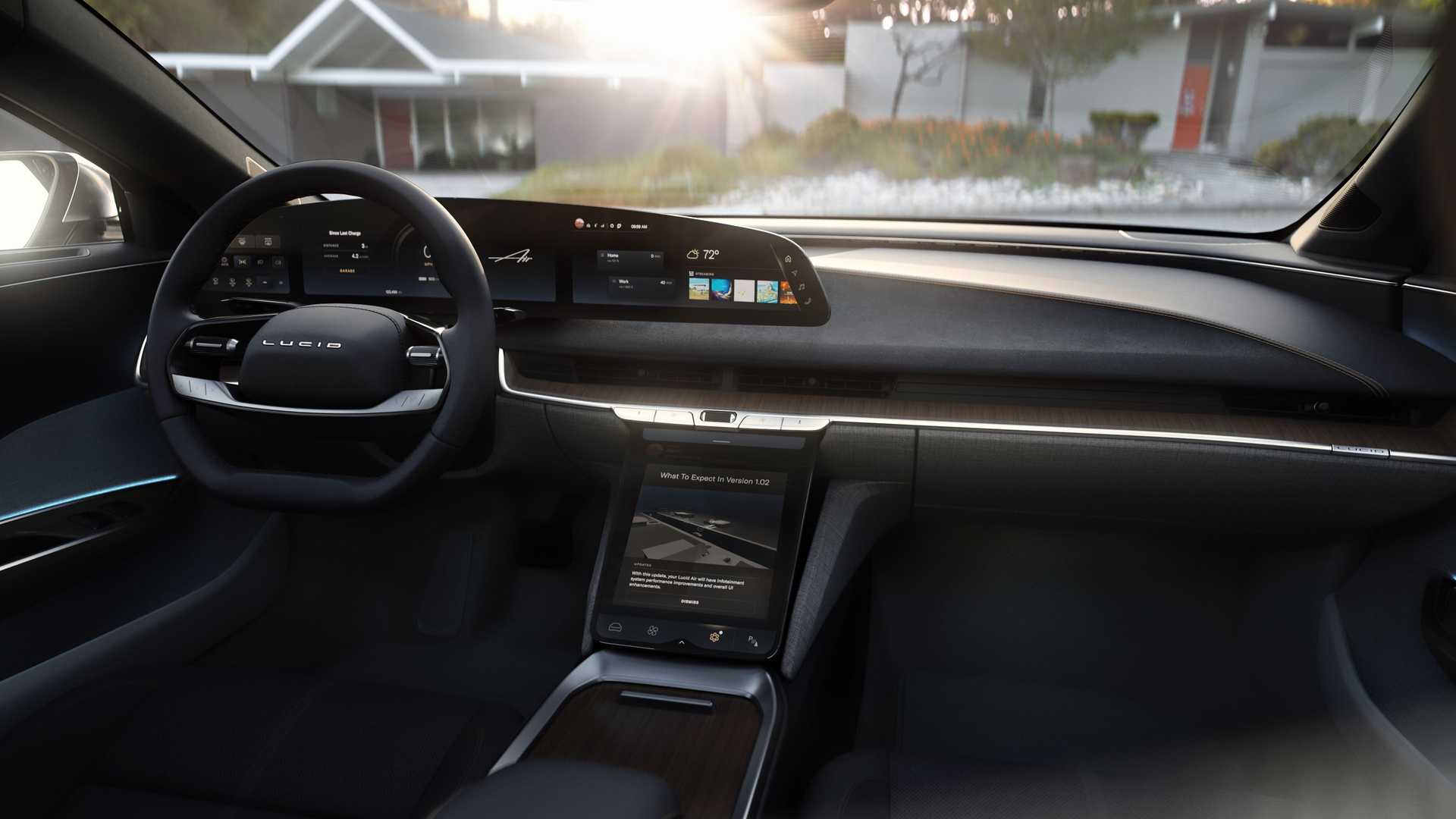 Lucid Air Pantalla Glass Cockpit