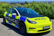 Tesla prepara un Model 3 específico para la policía británica