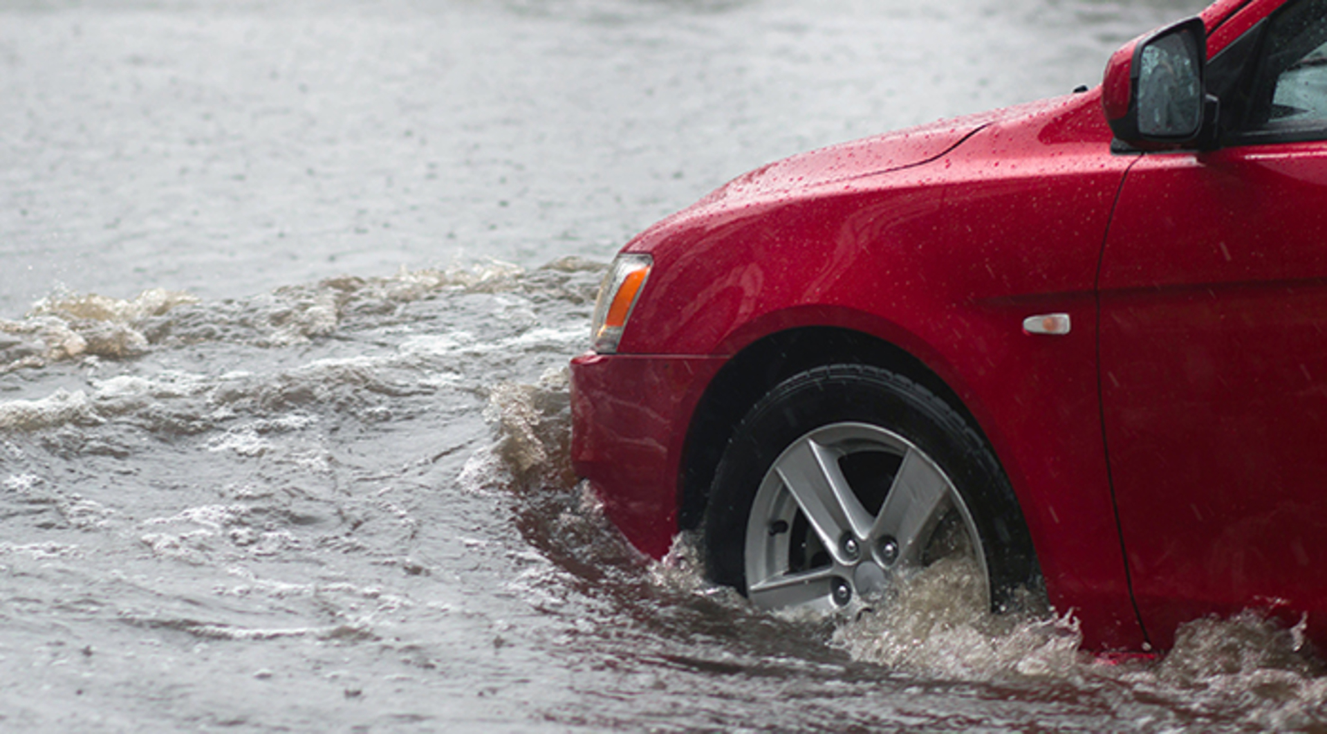 Cars In Heavy Rain