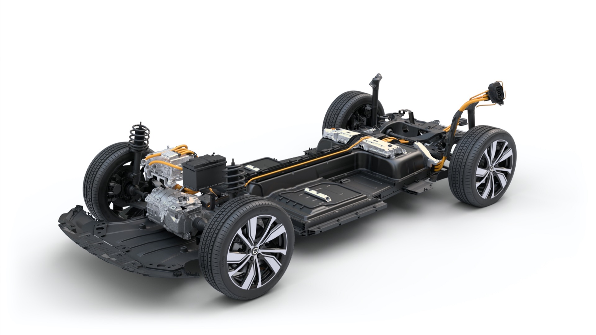 Volvo Xc40 Recharge (single Motor): Powertrain Cutaway
