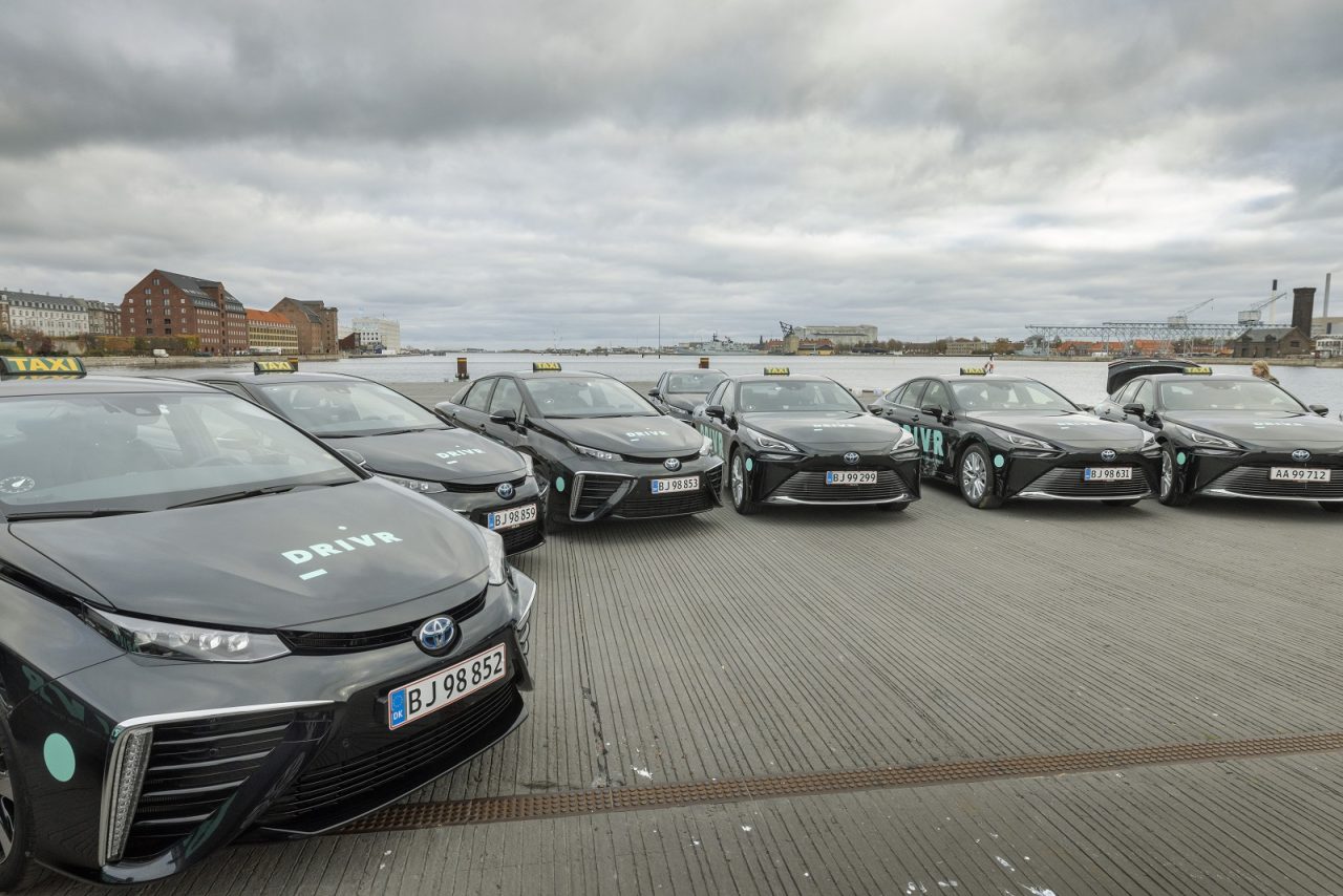 Cien Toyota Miari se unen a la flota de taxi de Copenhague