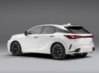 Lexus Rx 500h Fsport White Rear 3 4 V2