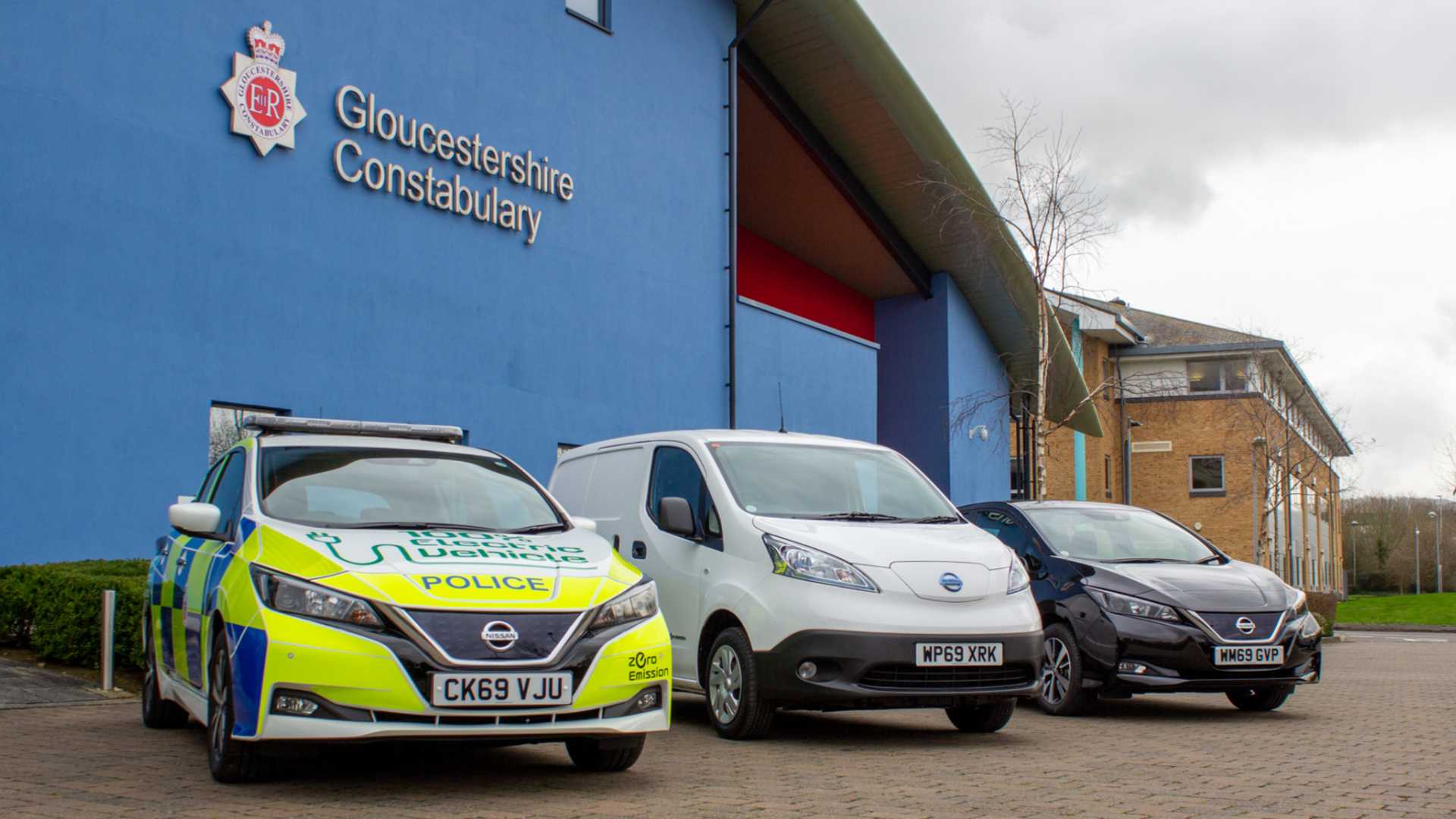 Gloucestershire Coches Electricos Policia