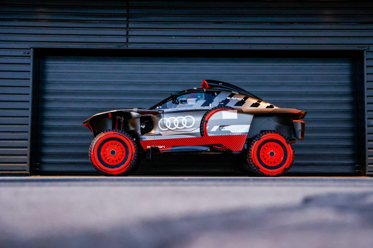 Audi RS Q etron E2 the fourring machine to win the 2023 Dakar Rally