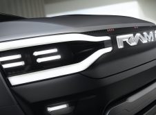 Ram 1500 Revolution Battery Electric Vehicle (bev) Concept Grille, Badging And Tuning Fork Headlight