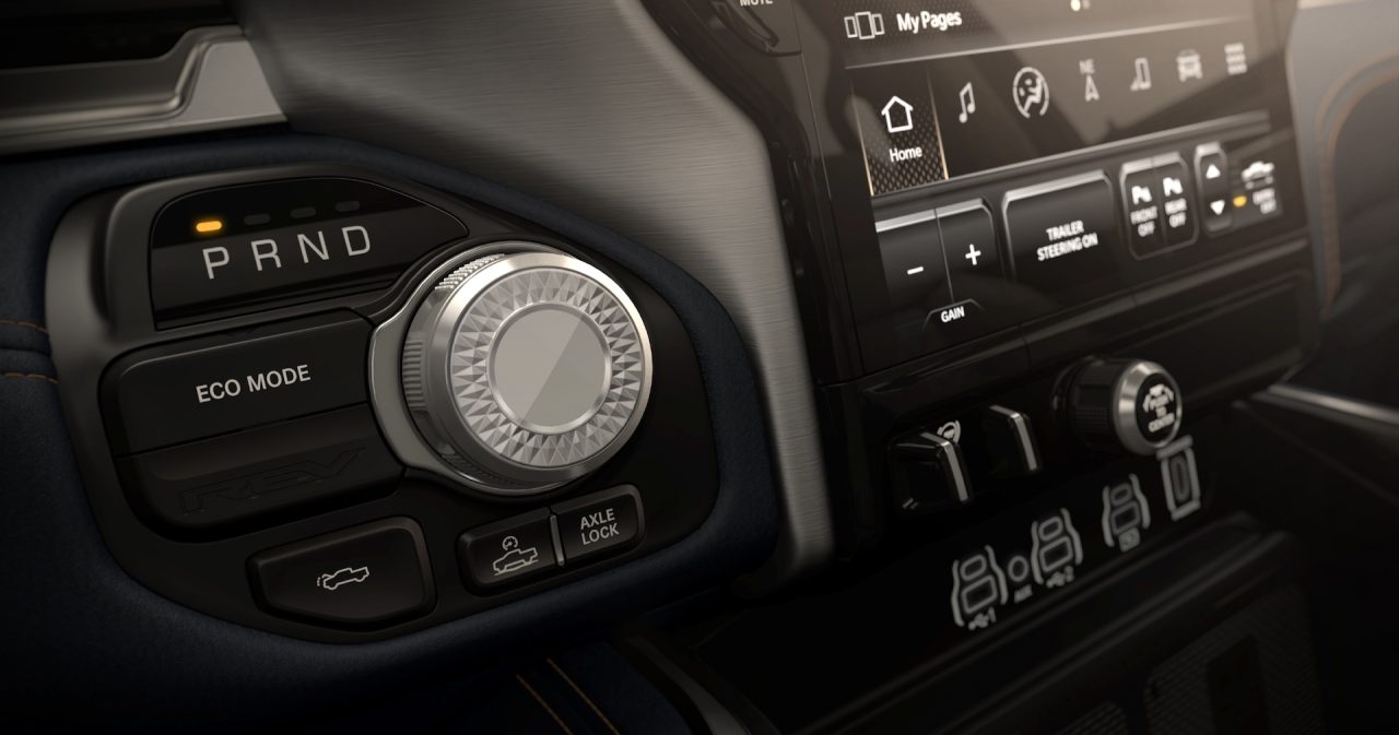 2025 Ram 1500 Rev Tungsten Rotary Shifter