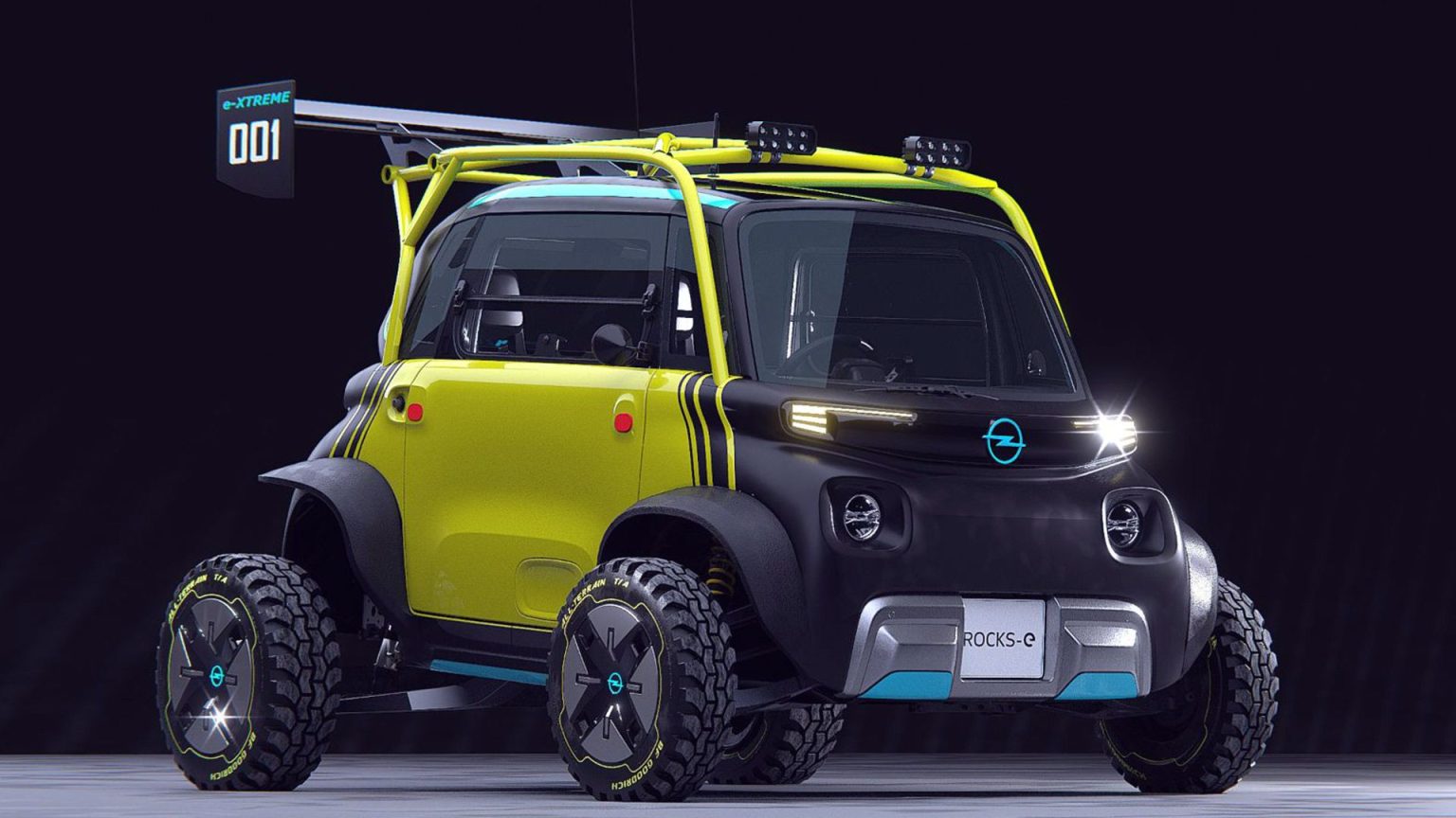 The Opel Rocks e-Xtreme comes to the real world with a drive