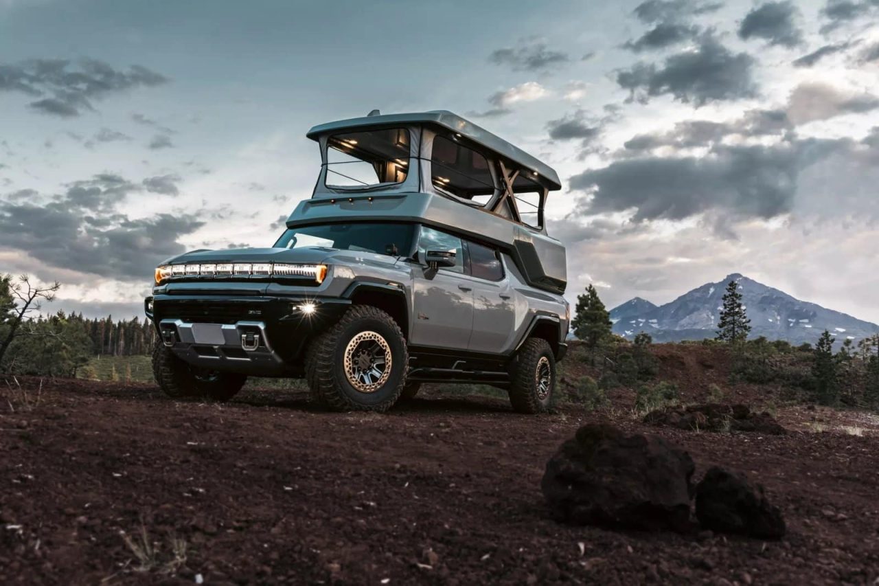 The Hummer EV goes camping thanks to EarthCruise and its camper module ...