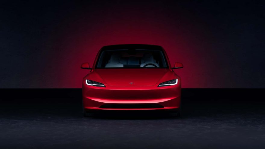 Tesla Model 3 Highland Front