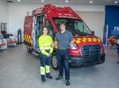 Un Ford E-Transit se convierte en ambulancia y presta servicio en Valencia
