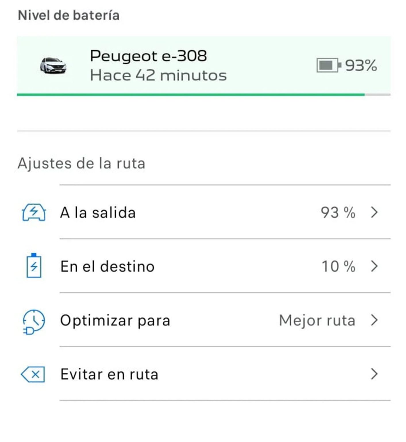 Peugeot incorporates the eRoutes system, a virtual copilot available