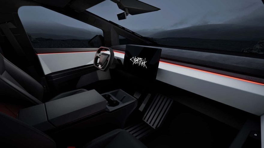 Tesla Cybertruck Interior View