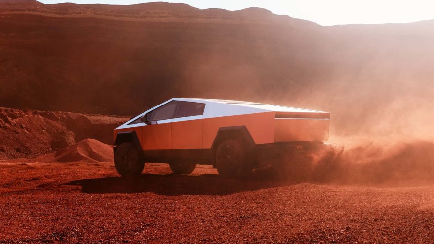 Tesla Cybertruck Mars Back
