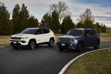 Los Jeep Renegade y Compass actualizan sus sistemas híbridos con la última tecnología de la marca