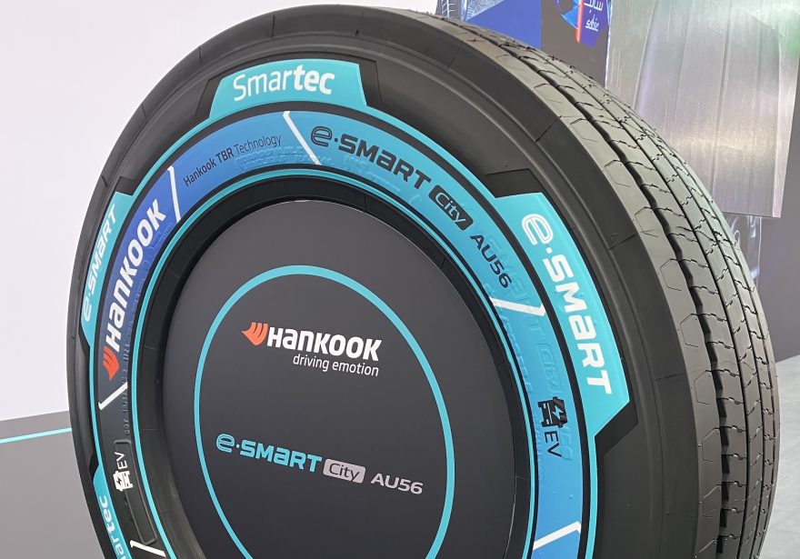 Hankook Tire Electric Bus Close