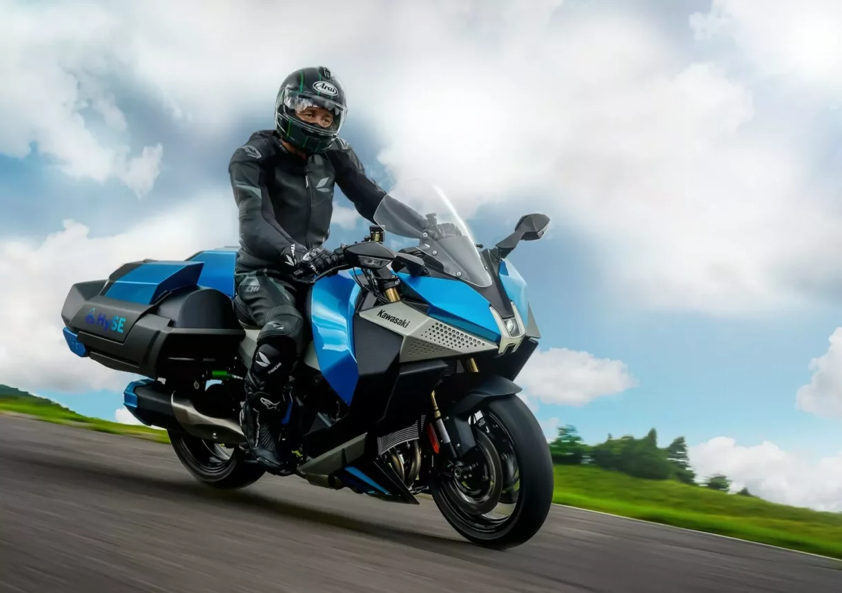 Kawasaki presents a motorcycle that runs on hydrogen