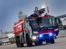 El Rosenbauser Panther 6×6 es el camión de bomberos eléctrico para emergencias en aeropuertos