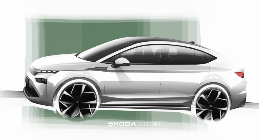 Exterior Sketches Skoda Enyaq 2