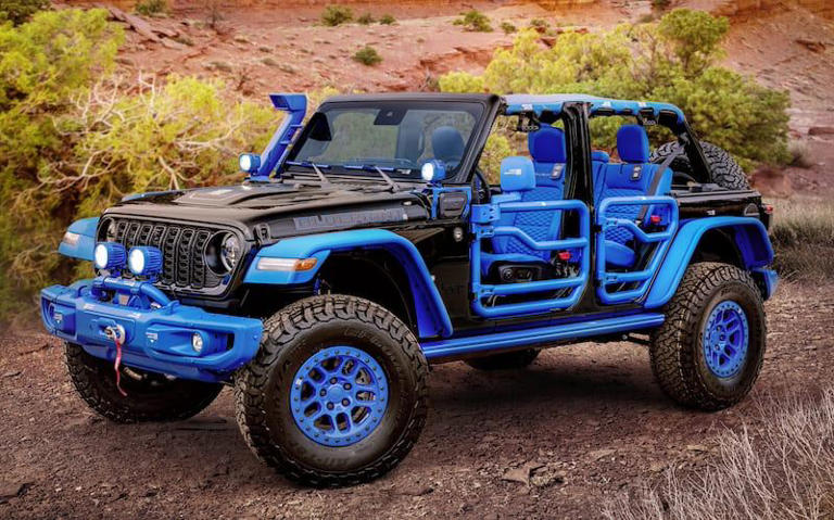 Jeep Blue Print