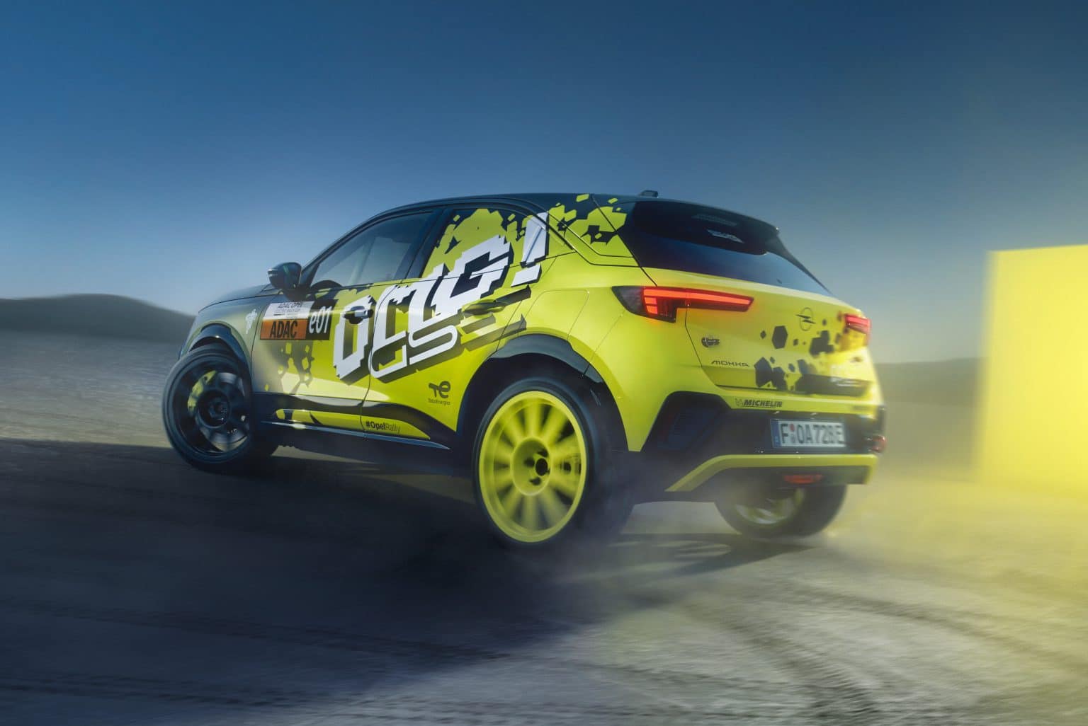 Opel Mokka GSE Rally 2025: the first 5% electric FIA eRally100 rally car