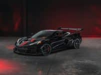 2026 Corvette Zr1x Black Front Angle