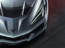 2026 Corvette Zr1x Blade Silver Metallic Hood Top View