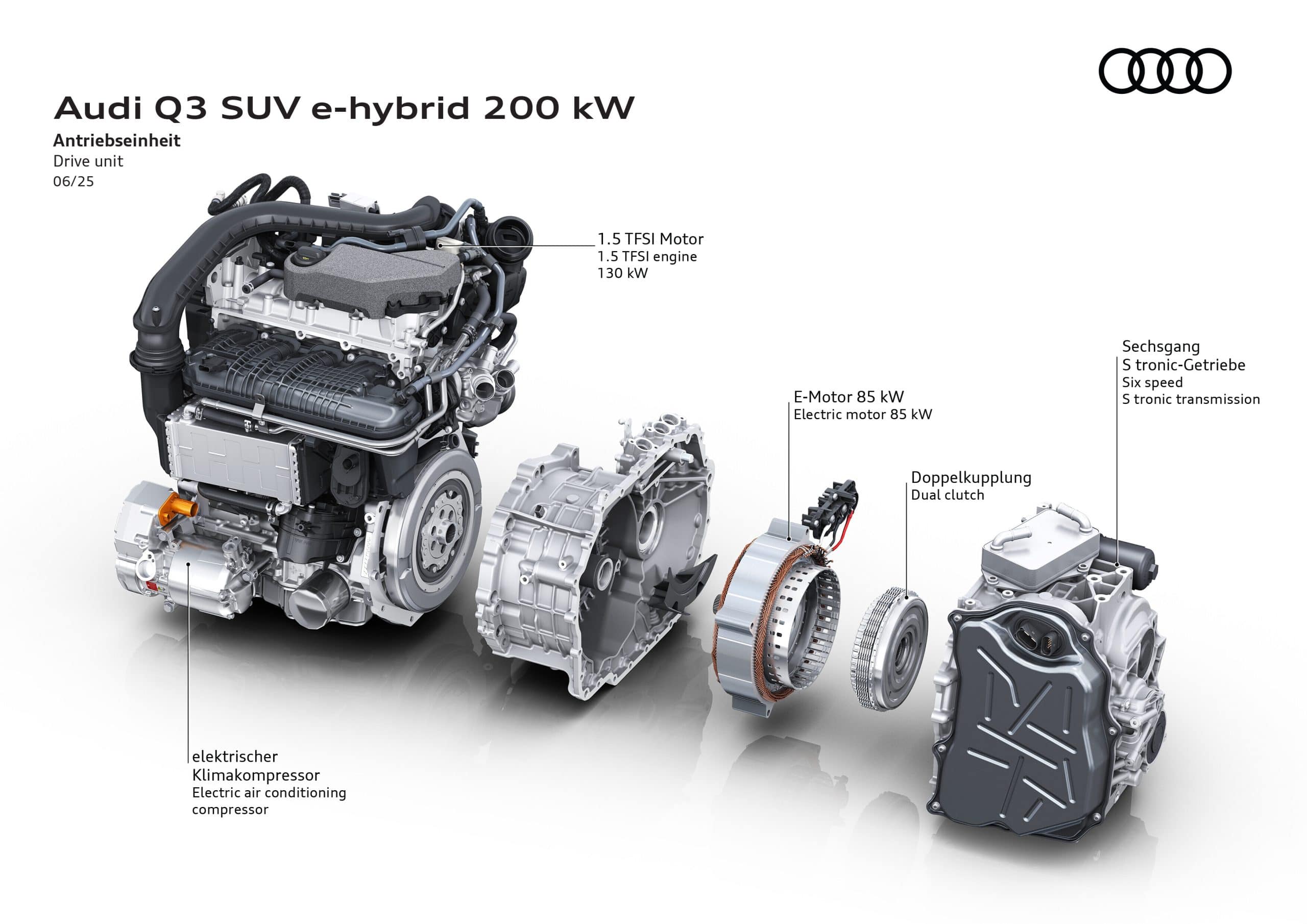 Audi Q3 Suv E Hybrid 200 Kw Drive Unit