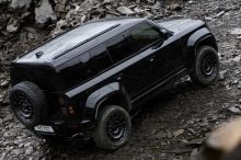 Así es el Land Rover Defender OCTA Black , una versión totalmente vestido de negro