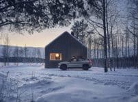 Volvo Ex30 Cross Country With Swedish Winter Cabin