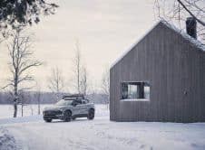 Volvo Ex30 Cross Country With Swedish Winter Cabin