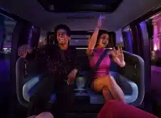 Zoox Robotaxi Interior Las Vegas (5)