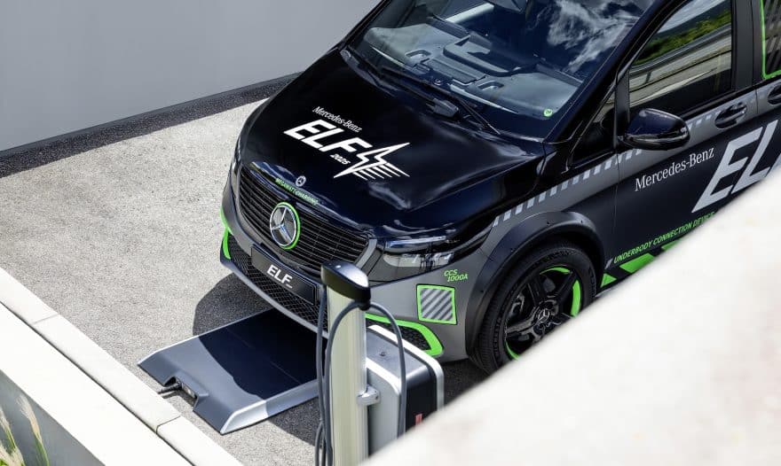 Mercedes Benz Elf: Laden Von Elektrofahrzeugen Neu Gedacht Mercedes Benz Elf: A Novel Approach To Charging Electric Vehicles