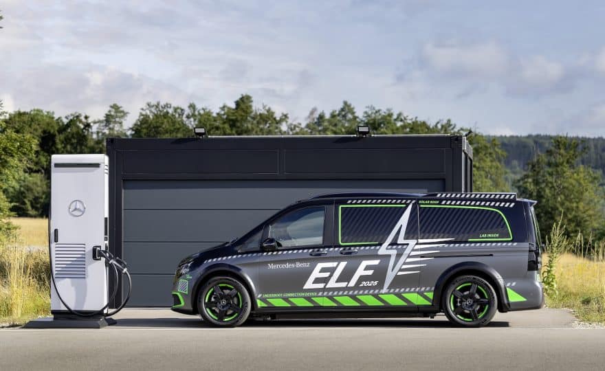 Mercedes Benz Elf: Laden Von Elektrofahrzeugen Neu Gedacht Mercedes Benz Elf: A Novel Approach To Charging Electric Vehicles